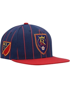 Мужская темно-синяя кепка Snapback с булавкой Real Salt Lake Team Mitchell and ness
