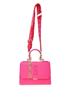 Сумка через плечо Blattuca с металлическим логотипом, розовый Steve madden