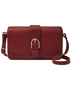 Маленькая кожаная сумка через плечо Zoey Fossil