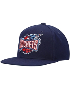 Мужская темно-синяя кепка Houston Rockets Hardwood Classics Team Ground 2.0 Snapback Mitchell and ness