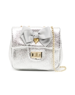 Сумка на плечо с бантом, серебряный Angel's face