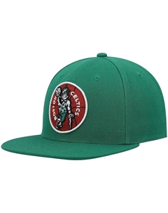 Мужская кепка Kelly Green Boston Celtics Hardwood Classics Team Ground 2.0 Snapback Mitchell and ness