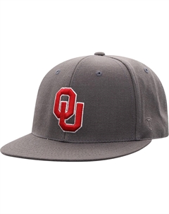 Мужская темно-серая приталенная шляпа Oklahoma Early Team Color Top of the world