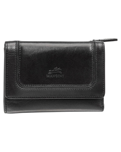 Мини-кошелек-клатч South Beach с RFID-безопасностью, черный Mancini