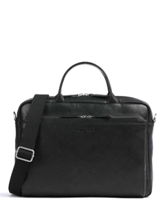 Портфель Kenley Charles 15 дюймов из кожи буйвола, черный Strellson