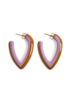 Серьги mini Dew, фиолетовый La doublej