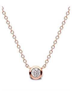 Колье Sundance из розового золота с бриллиантами, розовый Pragnell