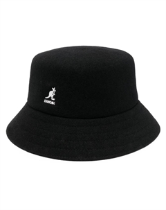 Панама с нашивкой-логотипом, черный Kangol