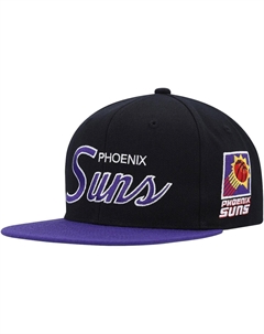 Мужская кепка Snapback Black Phoenix Suns Hardwood Classics MVP Team Script 2.0 Mitchell and ness
