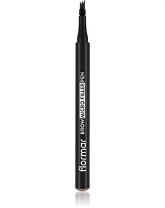 Ручка для бровей Brow Micro Filler Pen, 001 Light Brown 1,1 ml Flormar
