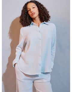 Летняя рубашка из муслина с длинным рукавом Твое