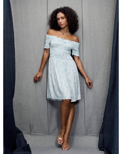 Летнее мини платье в цветочек Твое