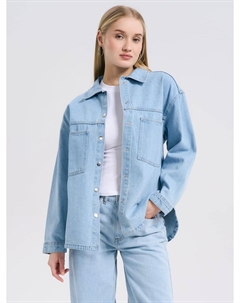 Джинсовая рубашка oversize Твое