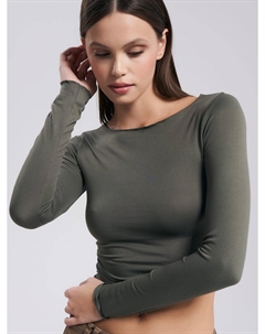 Кофта с длинным рукавом и драпировкой по бокам Твое