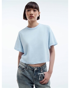 Укороченная футболка оверсайз Твое