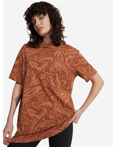 Футболка женская оверсайз, Коричневый Fila