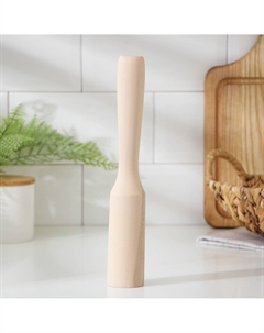 Картофелемялка-толкушка деревянная, 26×4.3 см, береза Доляна