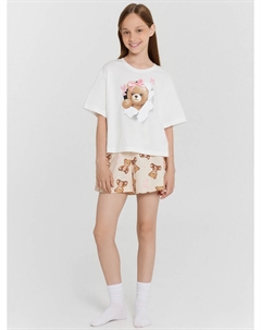 Комплект домашний для девочек: футболка и шорты Mark formelle