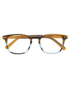 Lacoste очки в полосатой оправе 50 коричневый Lacoste