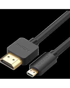 Кабель интерфейсный HD127 30148_ Micro HDMI/HDMI, 1м, черный Ugreen