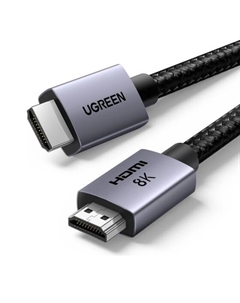 Кабель HDMI HD171 25908 2.1 Male To Male 8K. Длина: 1м. Цвет: серый Ugreen