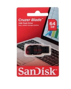 USB Flash накопитель 64GB Cruzer Blade (SDCZ50-064G-B35) USB 2.0 Черный Sandisk