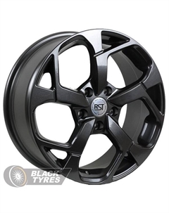 Литой диск R067 7x17/5x114.3 D67.1 ET48, Черные Rst