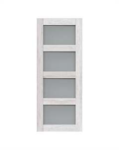 Дверь межкомнатная со стеклом Velldoris Trend 14 800х2000 мм санторини белый Нет марки