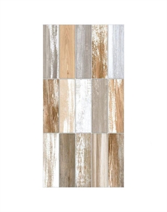 Настенная плитка New Trend Congo Brick 30х60 см бело-серая Нет марки