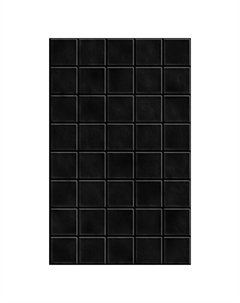 Настенная плитка Чарли 25х40 см черная Unitile