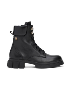 Кожаные походные ботинки, черный Tommy hilfiger