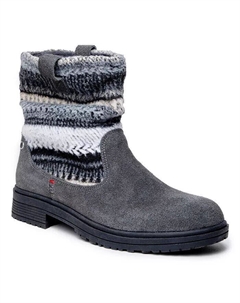 Женские ботинки до середины икры с напуском Joli, серый Minnetonka