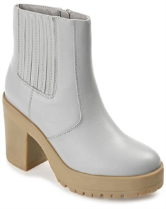 Женские ботильоны на платформе Riplee, серебро Journee collection