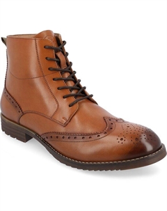 Мужские ботильоны Edison Tru Comfort из пеноматериала с крылышками, коричневый Thomas & vine