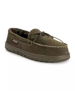 Мужские берберские замшевые мокасины с принтом Paul, зеленый Muk luks