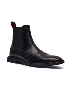 Кожаные сапоги gryff_cheb_grlt, черный Hugo