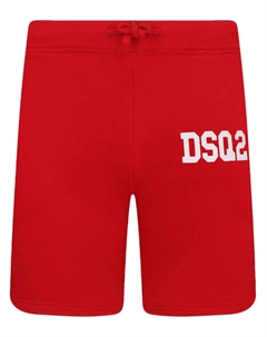 Шорты унисекс Regular fit, красный Dsquared2