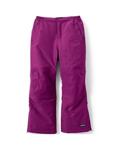 Зимние зимние штаны до колена с утюгом и изоляцией для девочек Шквал, фиолетовый Lands' end