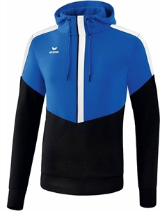 Пуловер с капюшоном Squad, цвет blau/schwarz Erima