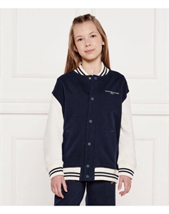 Куртка-Бомбер Oversize fit, синий Tommy hilfiger