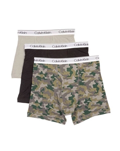 Трусы-боксеры для больших мальчиков, упаковка из 3 шт., мультиколор Calvin klein