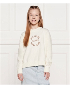 Свитер Regular fit, экрю Tommy hilfiger