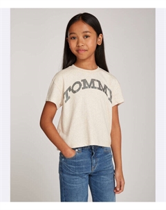 Футболки Regular fit, экрю Tommy hilfiger