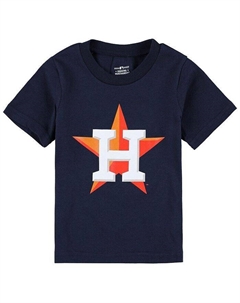 Темно-синяя футболка с основным логотипом Houston Astros Team Crew для новорожденных, синий Outerstuff