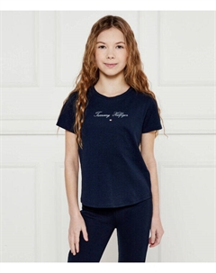 Футболки Slim fit, синий Tommy hilfiger