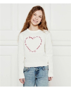 Свитер Regular fit, белый Guess