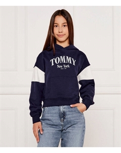 Университетский свитер Loose fit, синий Tommy hilfiger