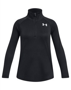 Лонгслив UA Tech Graphic 1/2 Zip, черный Under armour
