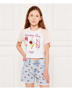 Футболки Cropped fit, белый Guess