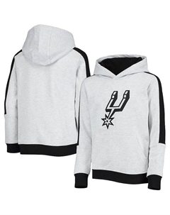Серый пуловер с капюшоном Big Boys San Antonio Spurs Lived, серый Outerstuff
